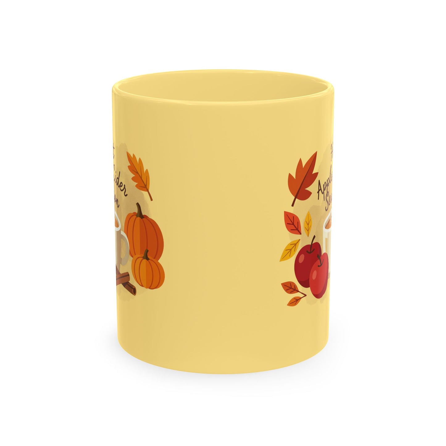Hot Apple Cider Season Ceramic Mug