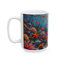 Underwater Coral Reef Ceramic Mug