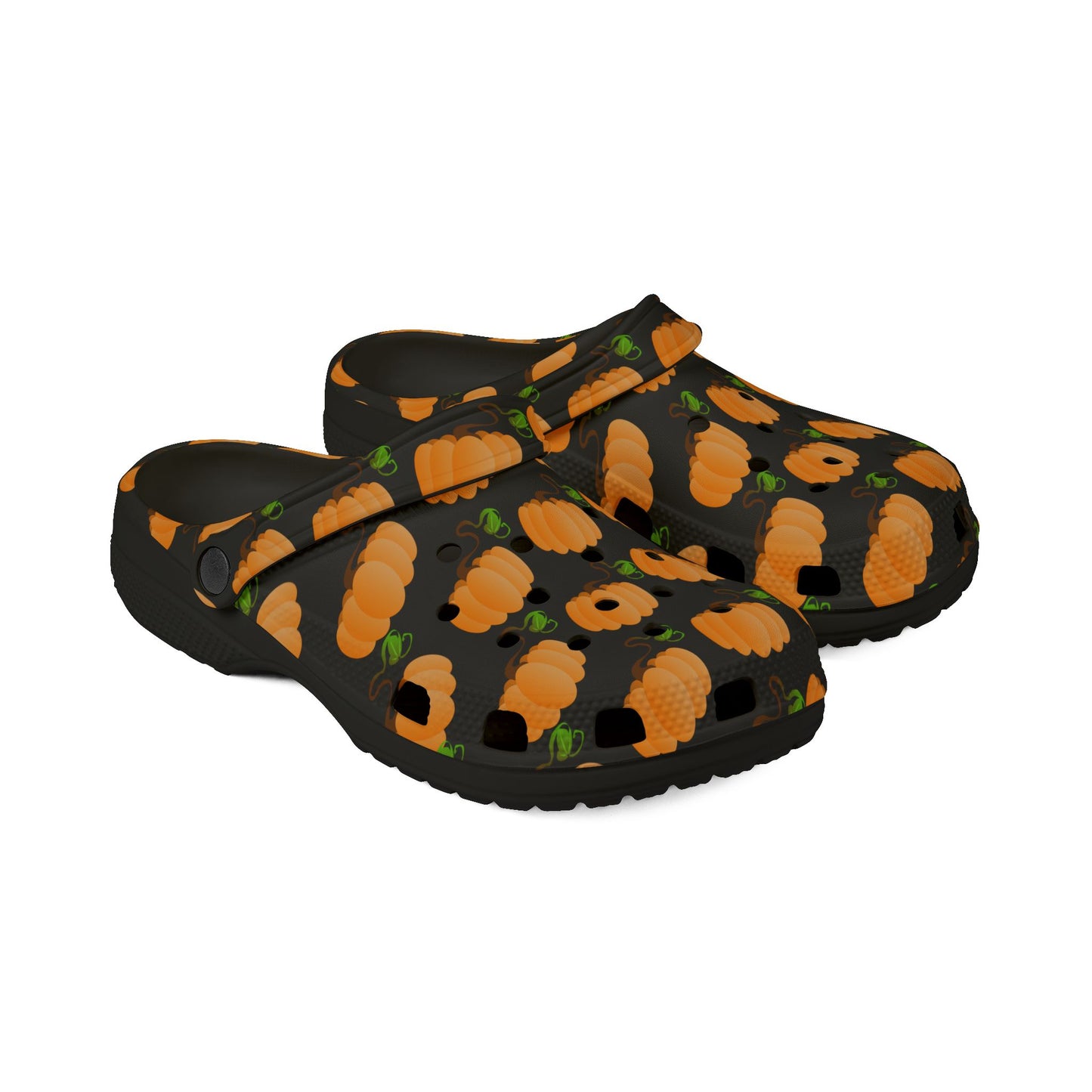 Halloween Pumpkin Pattern Clogs