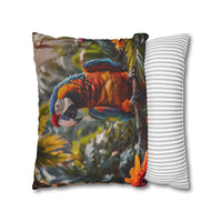 Tropical Macaw Decorative Pillowcase