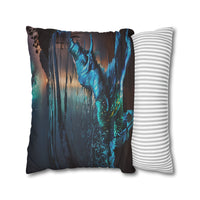 Bioluminescent Waves Decorative Pillowcase