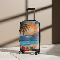 Tropical Sunset Cabin Suitcase