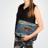 Tropical Sea Turtle Laptop Sleeve