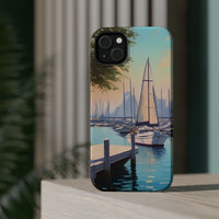Sailing into the Marina Magnetic Tough Phone Cover