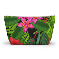 Bird of Paradise & Plumeria Accessory Pouch