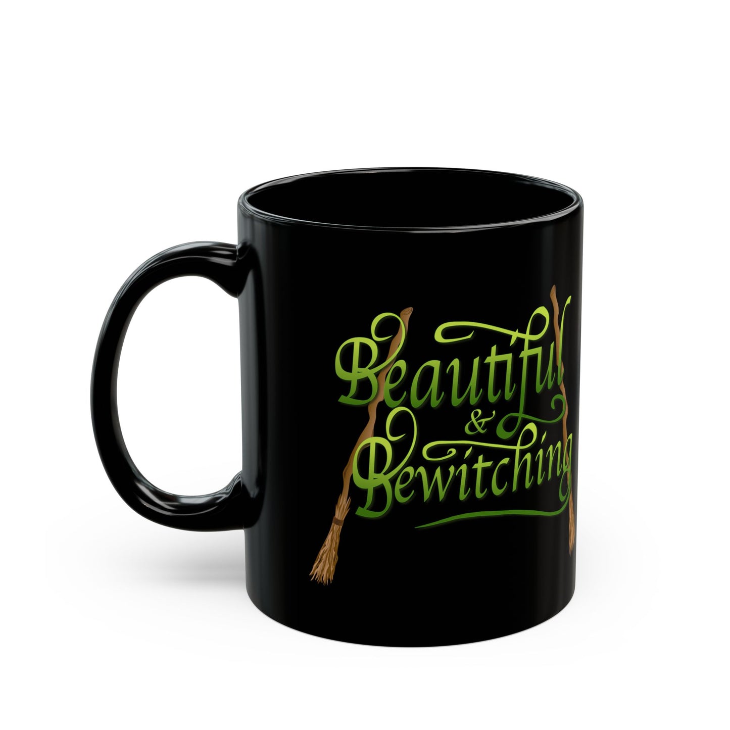 Bewitching - Beautiful - Witches Brew - Halloween Mug - Cauldron - Happy Halloween - Broom Sticks & Potions - 11oz. Mug
