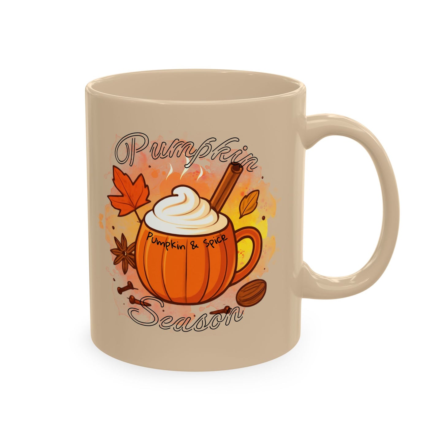 Pumpkin Spice Season Ceramic Mug