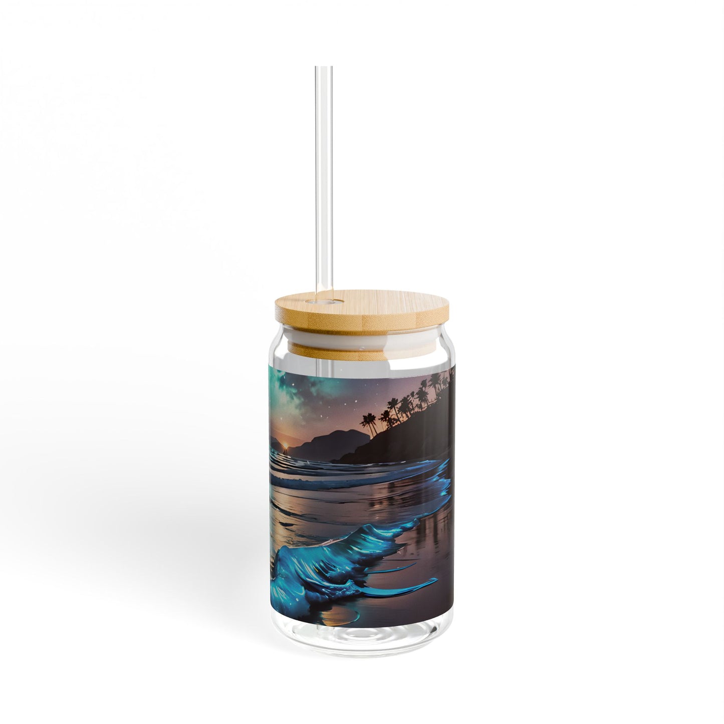 Bioluminescent Ocean Night Sipper Glass