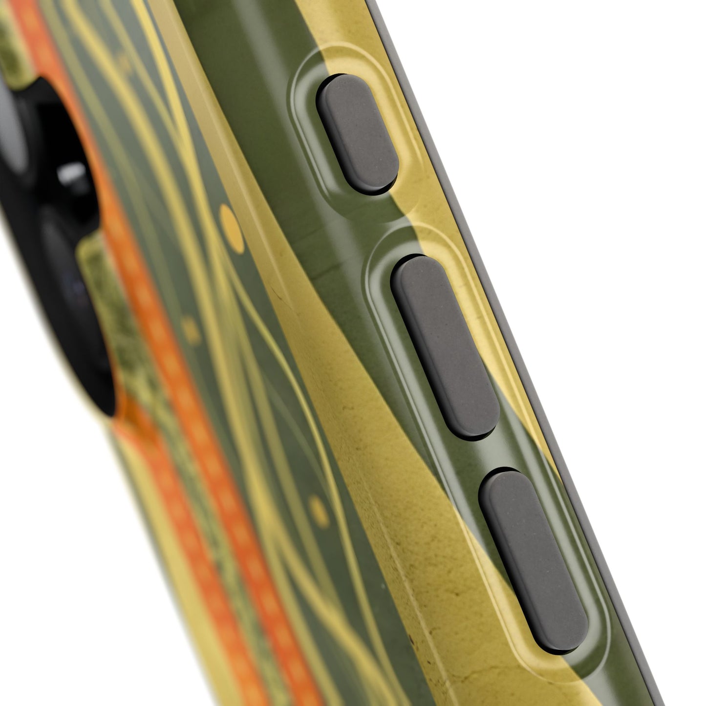 Autumn Colors Stripes Magnetic Phone Case