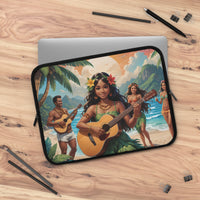 Tropical Hawaiian Beach Fun Laptop Sleeve