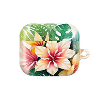 Hibiscus & Monstera AirPods Case