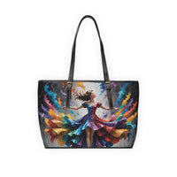 Colorburst Dancer PU Leather Shoulder Bag