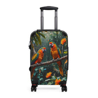 Tropical Parrot Cabin Suitcase