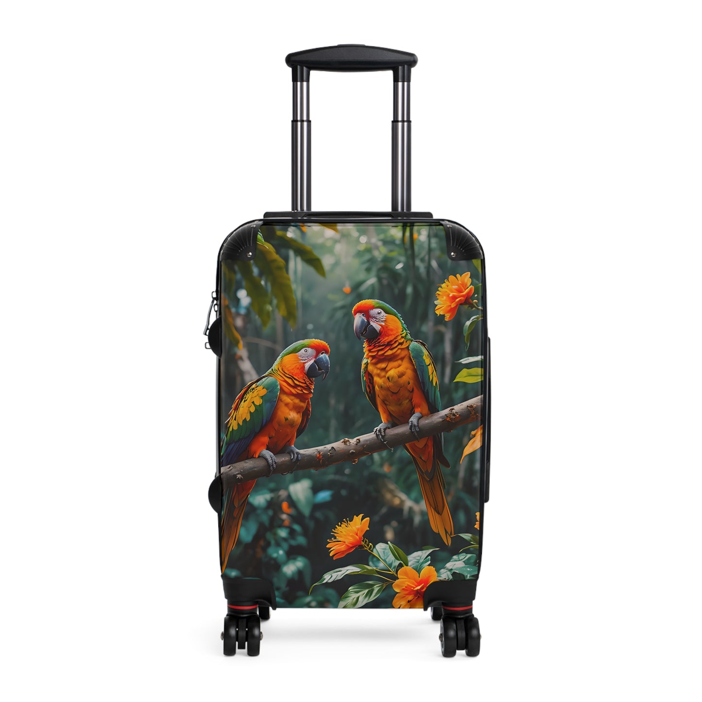 Tropical Parrot Cabin Suitcase