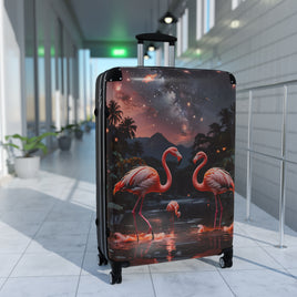 Flamingo Night Cabin Suitcase