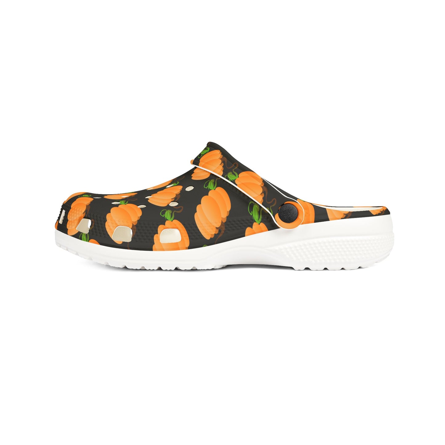 Halloween Pumpkin Pattern Clogs
