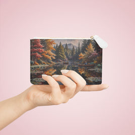 Scenic Mountain Landscape Clutch Bag