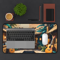 Island Tiki Bar Guitar Desk Mat