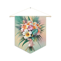 Tropical Plumeria Bouquet Pennant