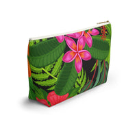 Bird of Paradise & Plumeria Accessory Pouch