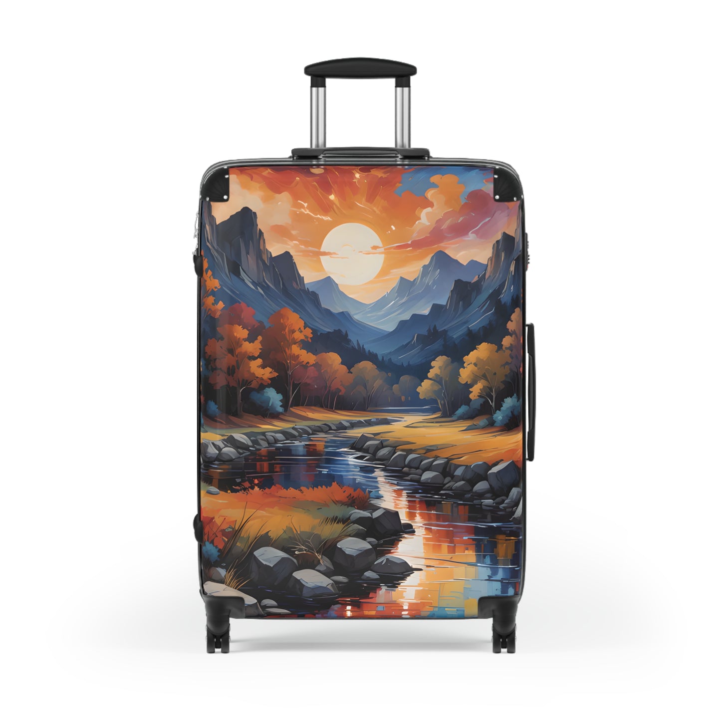 Scenic Mountain Adventure Travel Suitcase