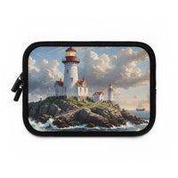 Scenic Coastal Lighthouse Laptop Sleeve