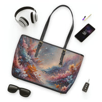 Floral Dreamscape PU Shoulder Bag