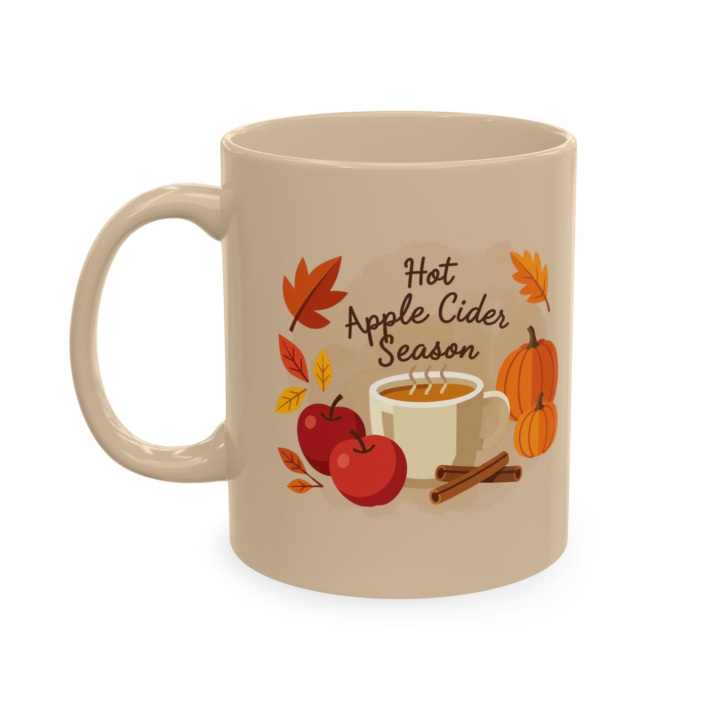 Hot Apple Cider Season Ceramic Mug