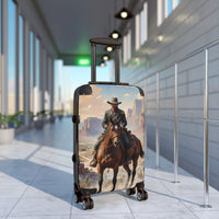 Old Western Travel Suitcase