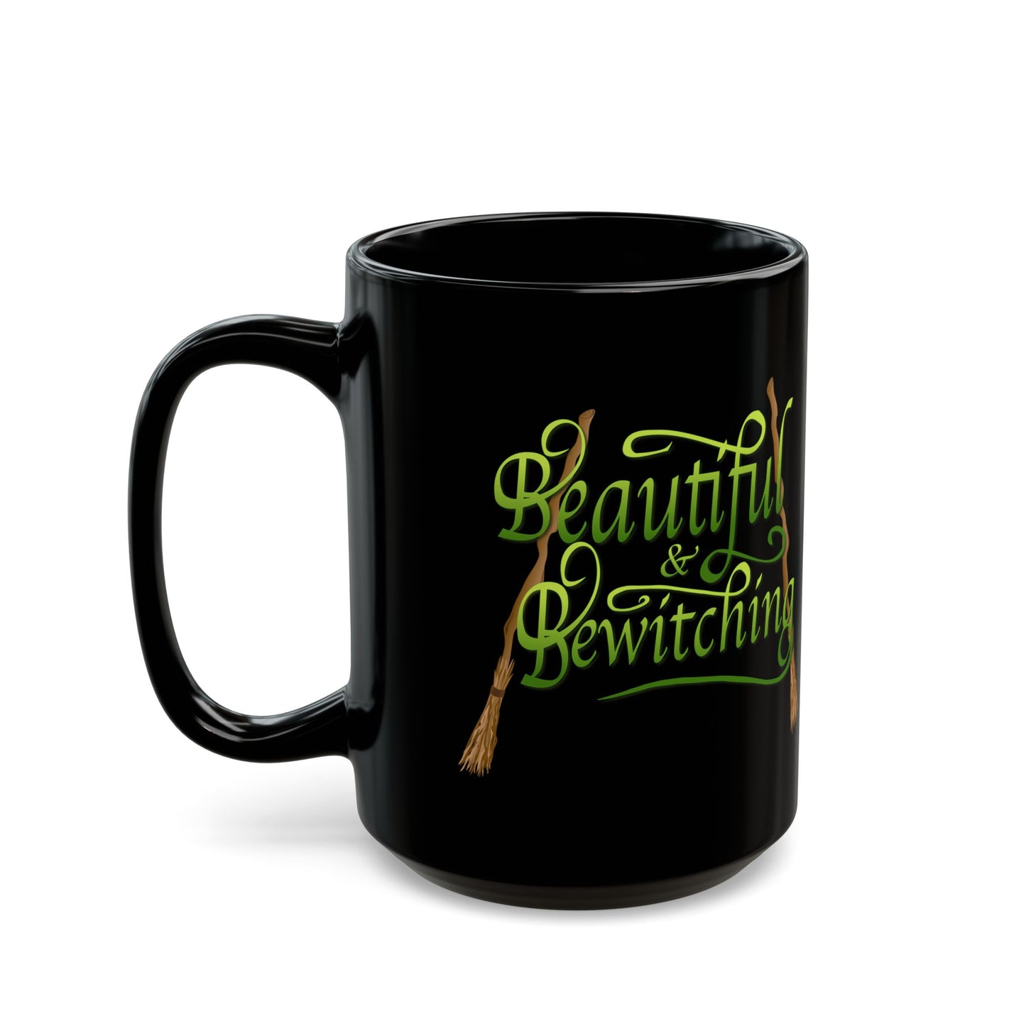 Bewitching - Beautiful - Witches Brew - Halloween Mug - Cauldron - Happy Halloween - Broom Sticks & Potions - 11oz. Mug
