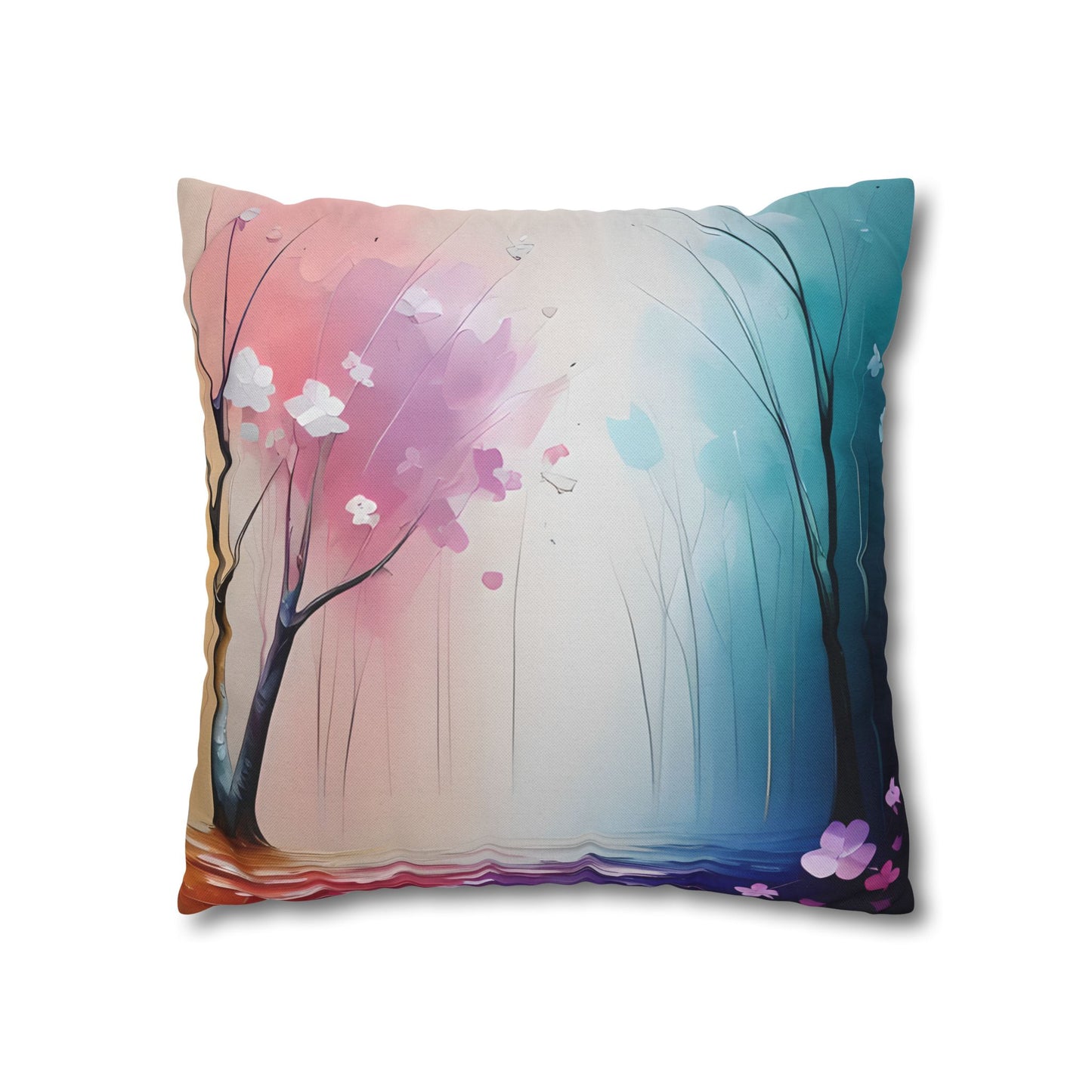 Pastel Blossom Forest Pillowcase
