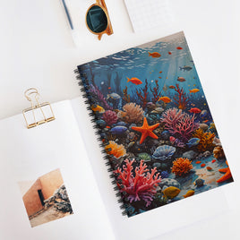 Underwater Ocean Sea Life Notebook Journal