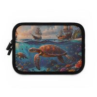 Sea Turtle Dive Laptop Sleeve