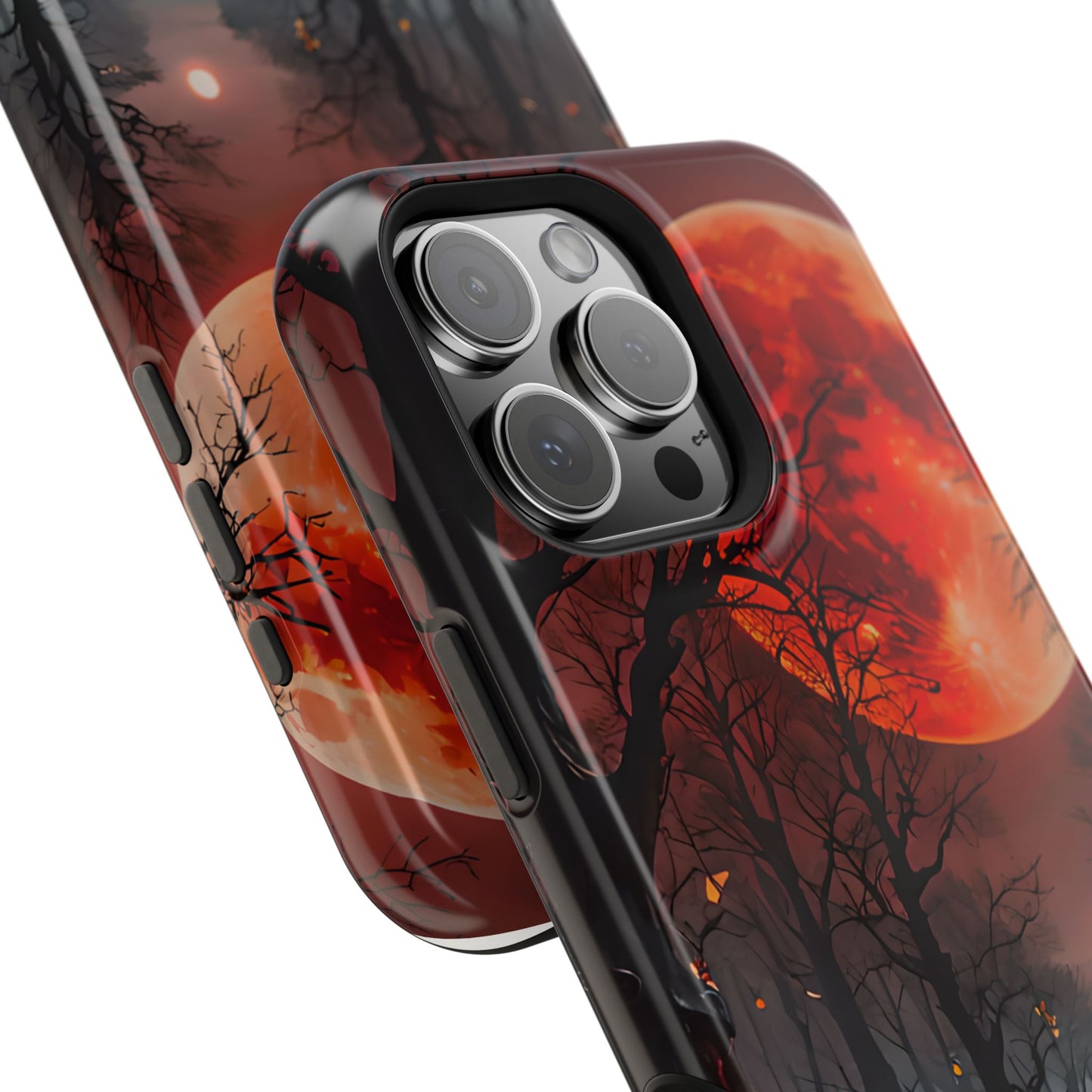 Red Moon Forest Magnetic Phone Case