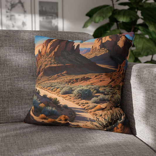 Wild West Desert Canyon Pillow Cover