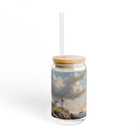 Coastal Lighthouse Sipper Glass