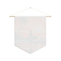 Surfer at Sunset Pennant Wall Decor