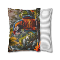 Tropical Macaw Decorative Pillowcase