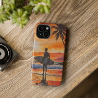 Tropical Sunset Surf Magnetic Tough Phone Case