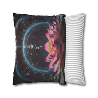 Lotus Waterdrop Decorative Pillowcase