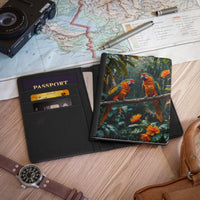 Macaw Parrots in a Tropical Forest Passport Cover