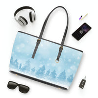 Winter Forest PU Leather Shoulder Bag