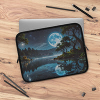 Serene Blue Moon Laptop Sleeve