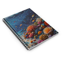 Underwater Coral Reef Spiral Notebook