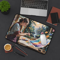 Artist Painting Desk Mat