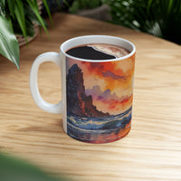 Sunset Surf Ceramic Mug