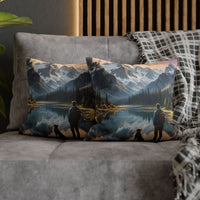 Lake and Mountain Reverie Pillow Cover
