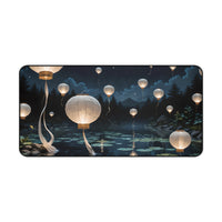 Dreamy Floating Lanterns Desk Mat