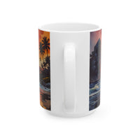 Sunset Surf Ceramic Mug