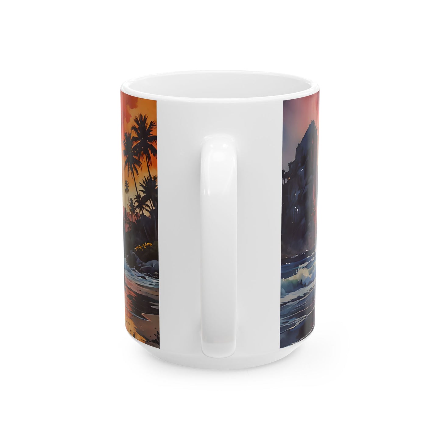 Sunset Surf Ceramic Mug